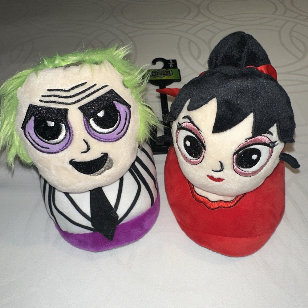BeetleJuice Plush Character Woman Slippers Size 5/6 New